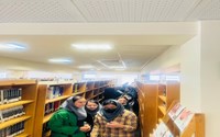 بازدید دبیرستان دخترانه فرزانگان از کتابخانه دانشکده پزشکی