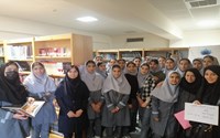 بازدید دبیرستان دخترانه زهرا از کتابخانه دانشکده پزشکی